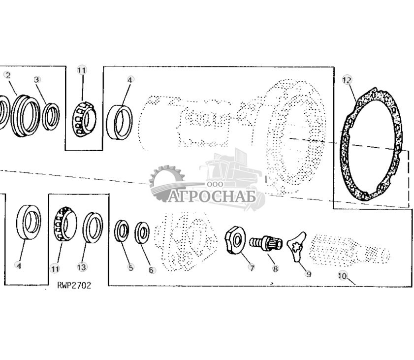 Rear Axle Bearing and Seal Kit 